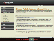 Tablet Screenshot of profimasking.com
